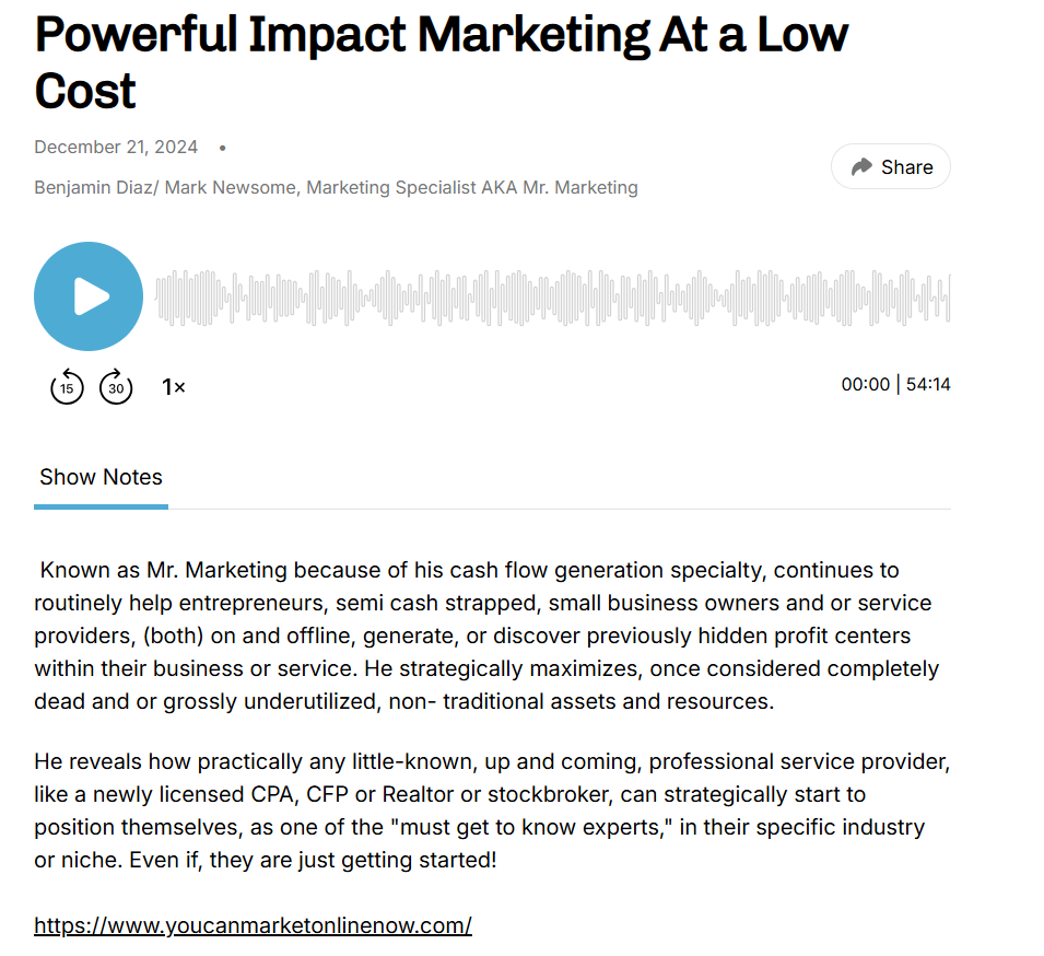 Content marketing strategy