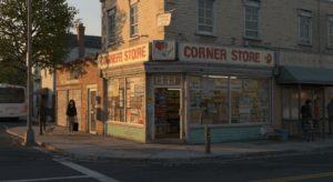 Mom and pop corner store