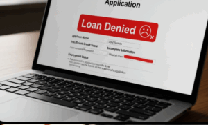 Being denied a loan