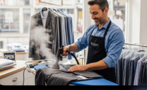 Dry cleaning customers