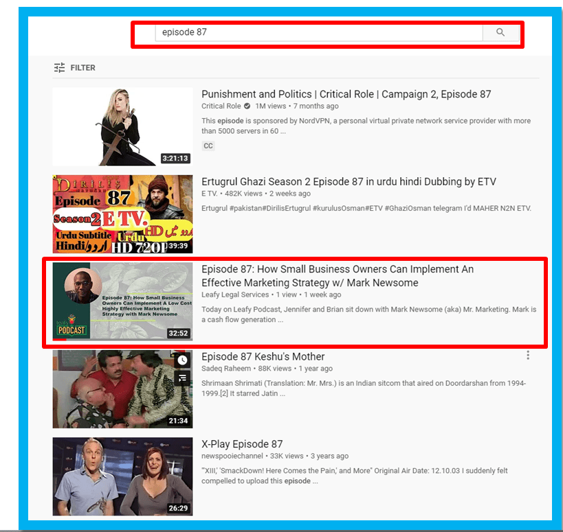 Building an audience