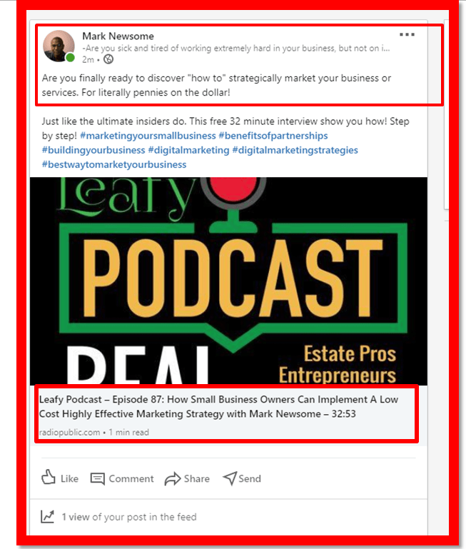 Building an audience