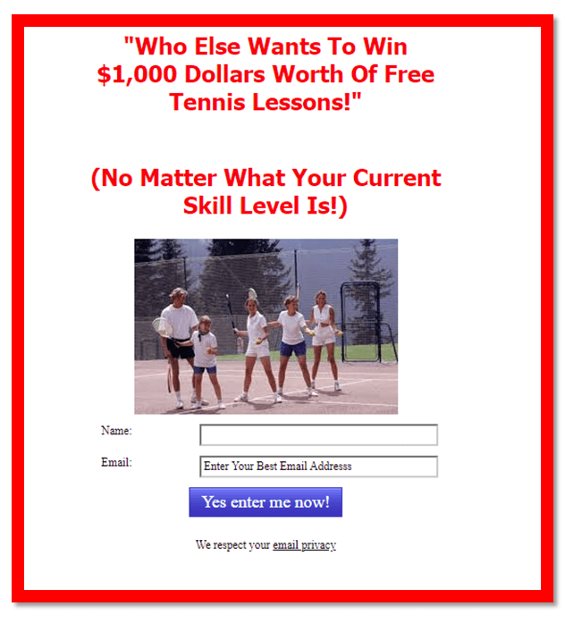 Direct response marketing